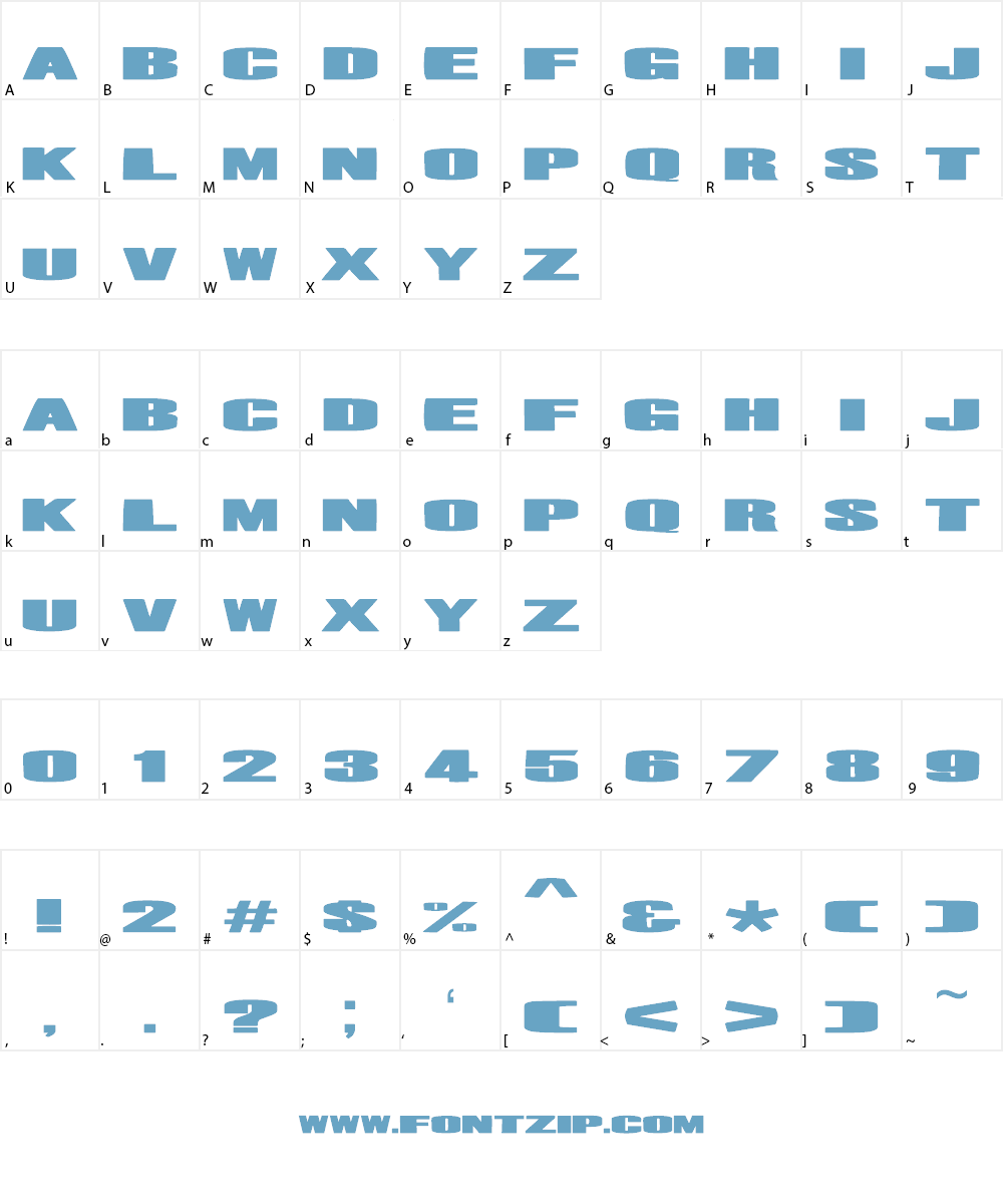 Mr. Machine Font Character