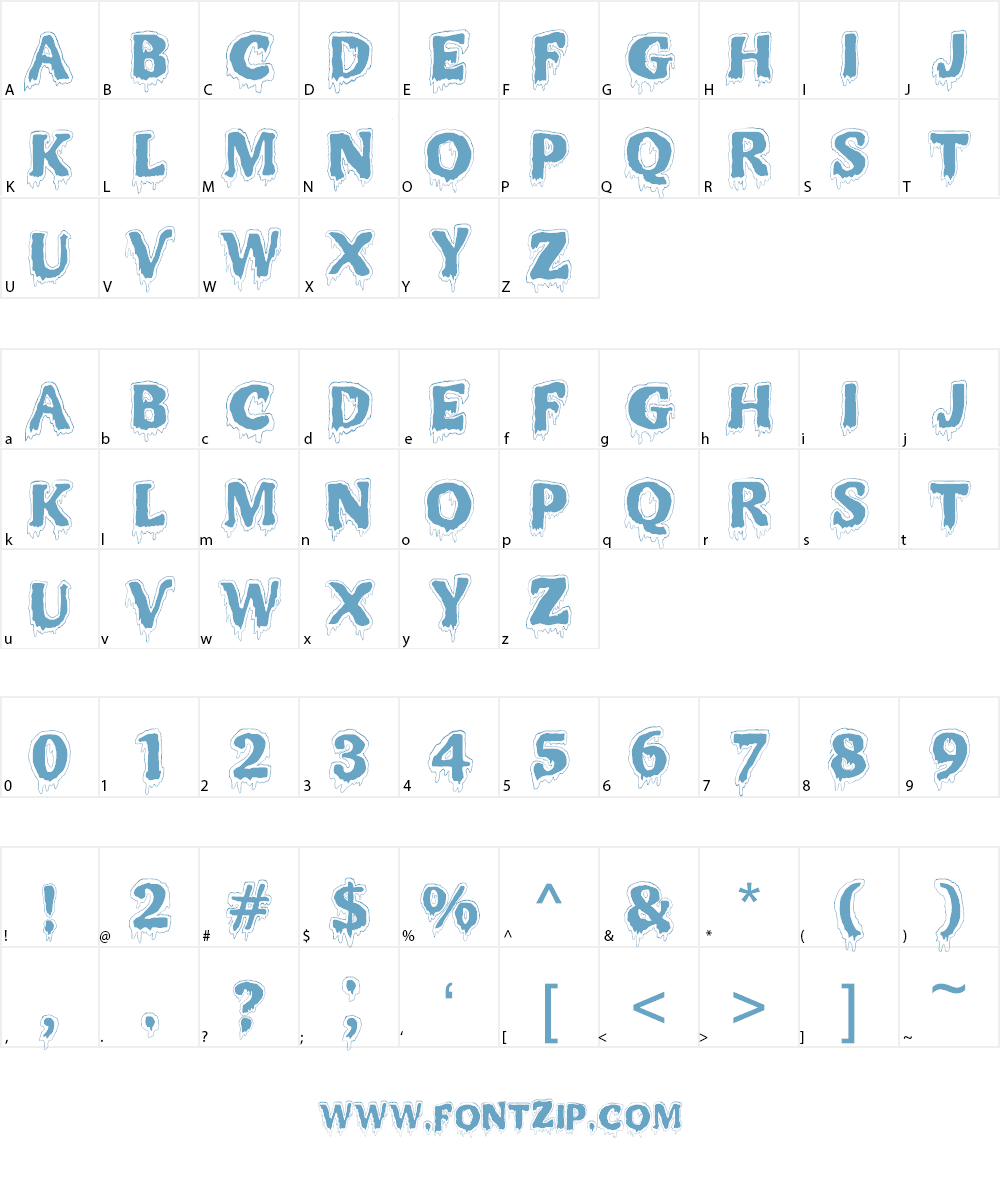 Mr. Monstar Font Character