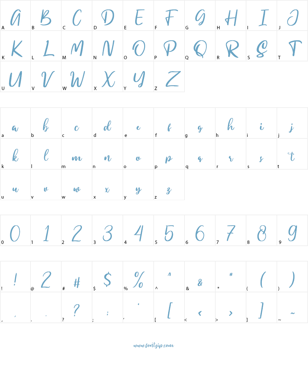 My Homely Font Character
