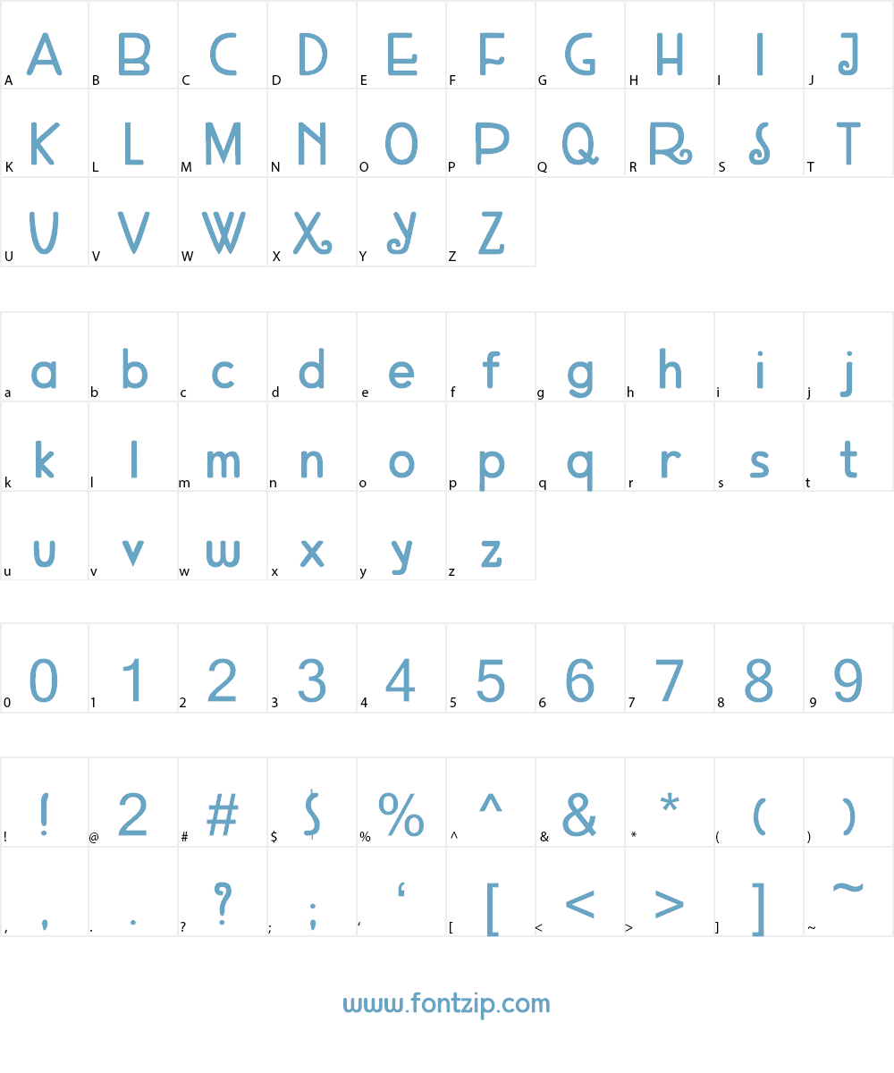 Neuer Weltschmerz Font Character