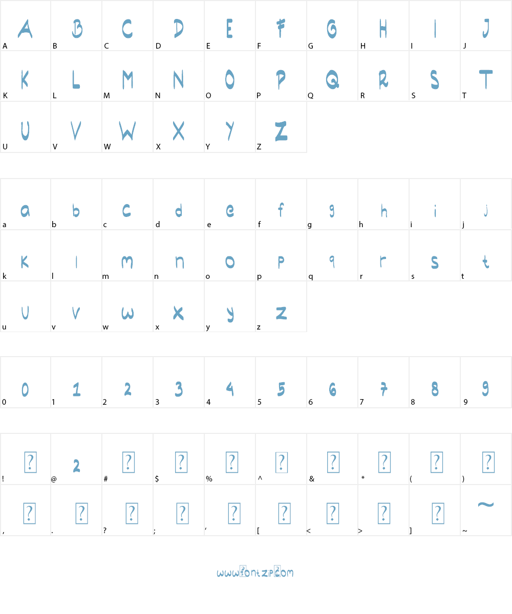 Odense Font Character