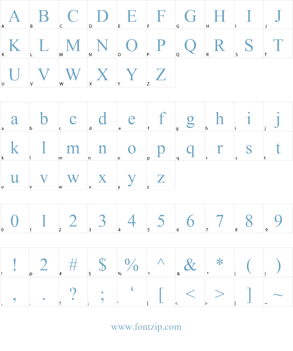Omniglot Font Character