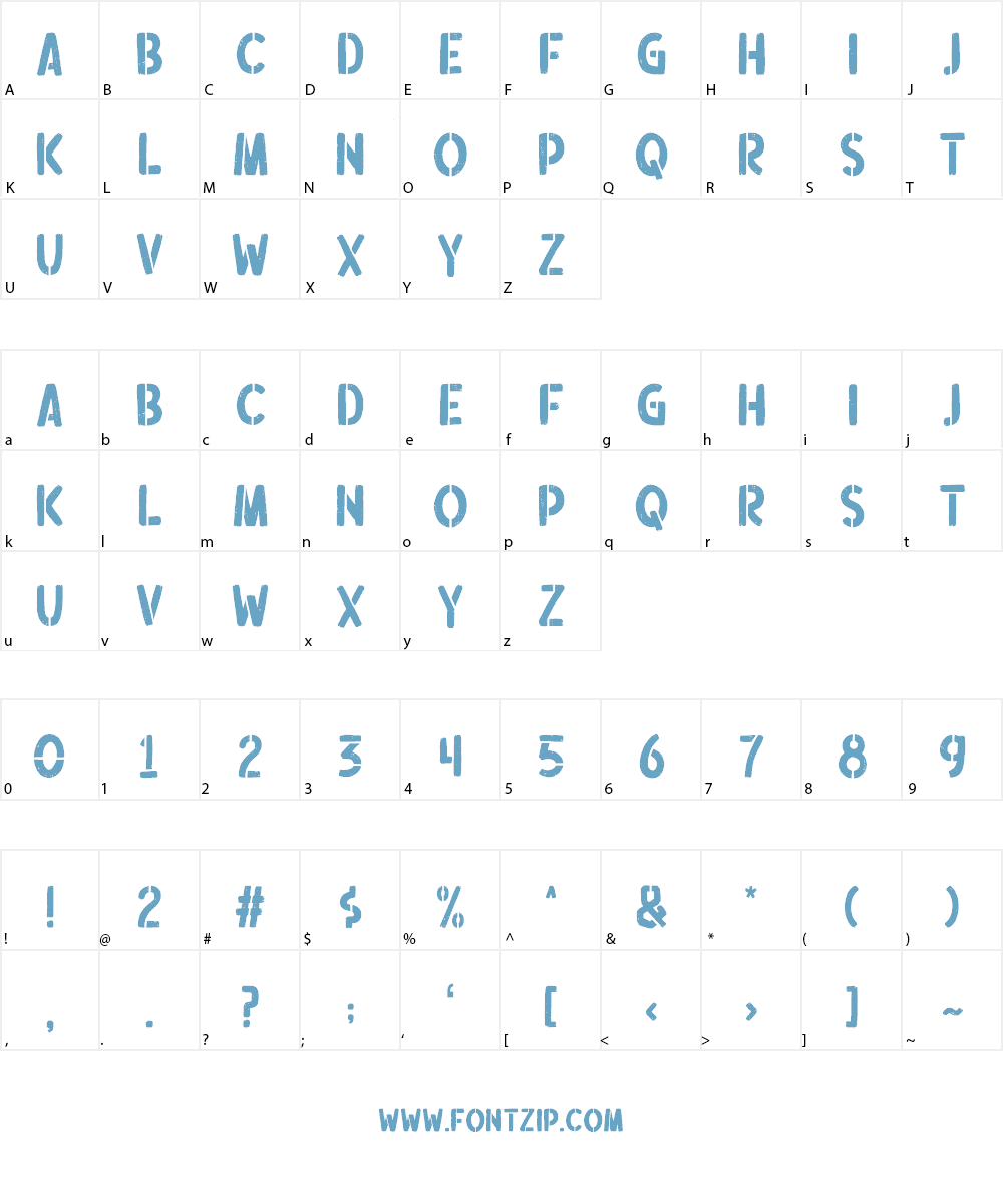Ouders Font Character