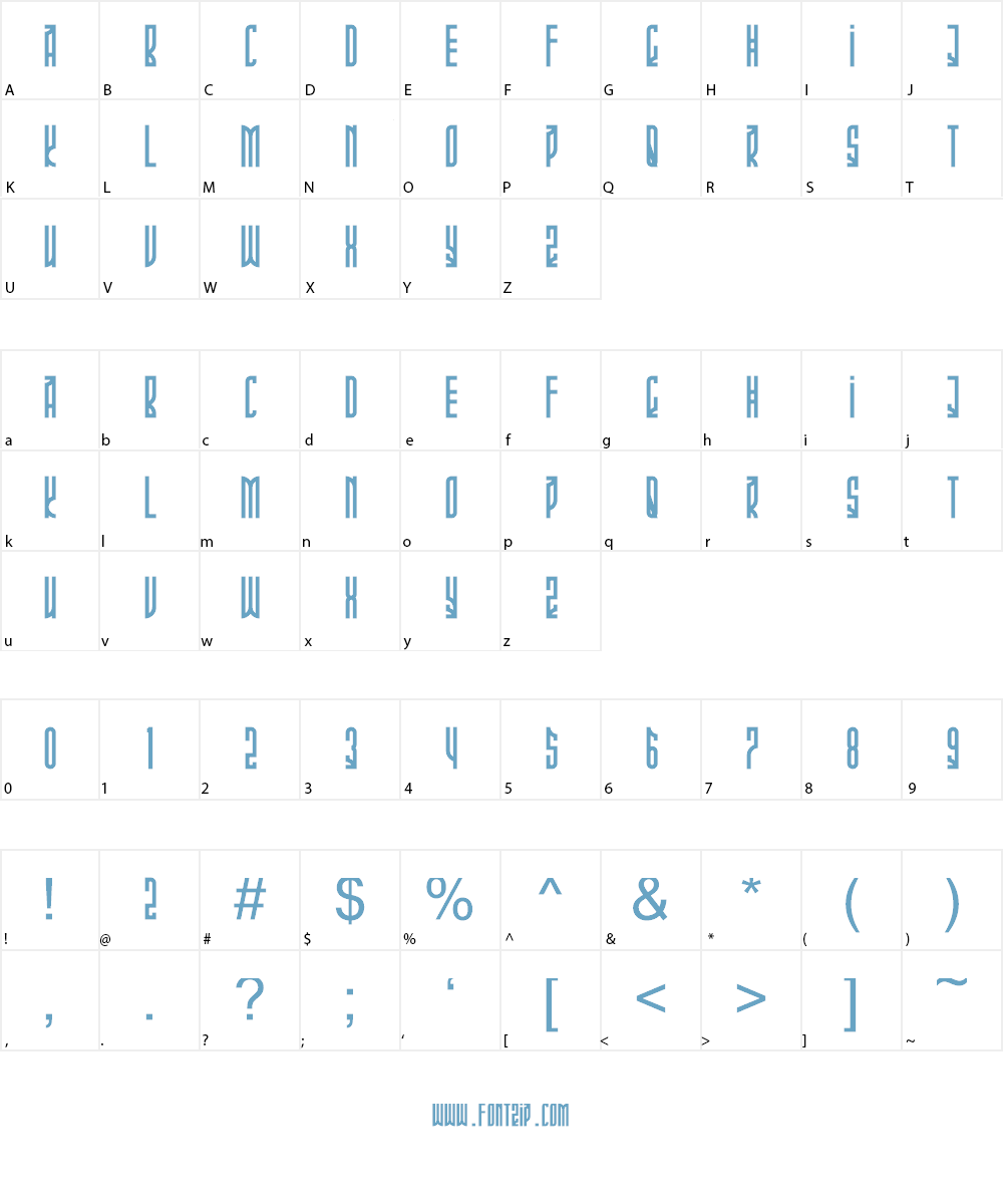 Phoeniks Font Character