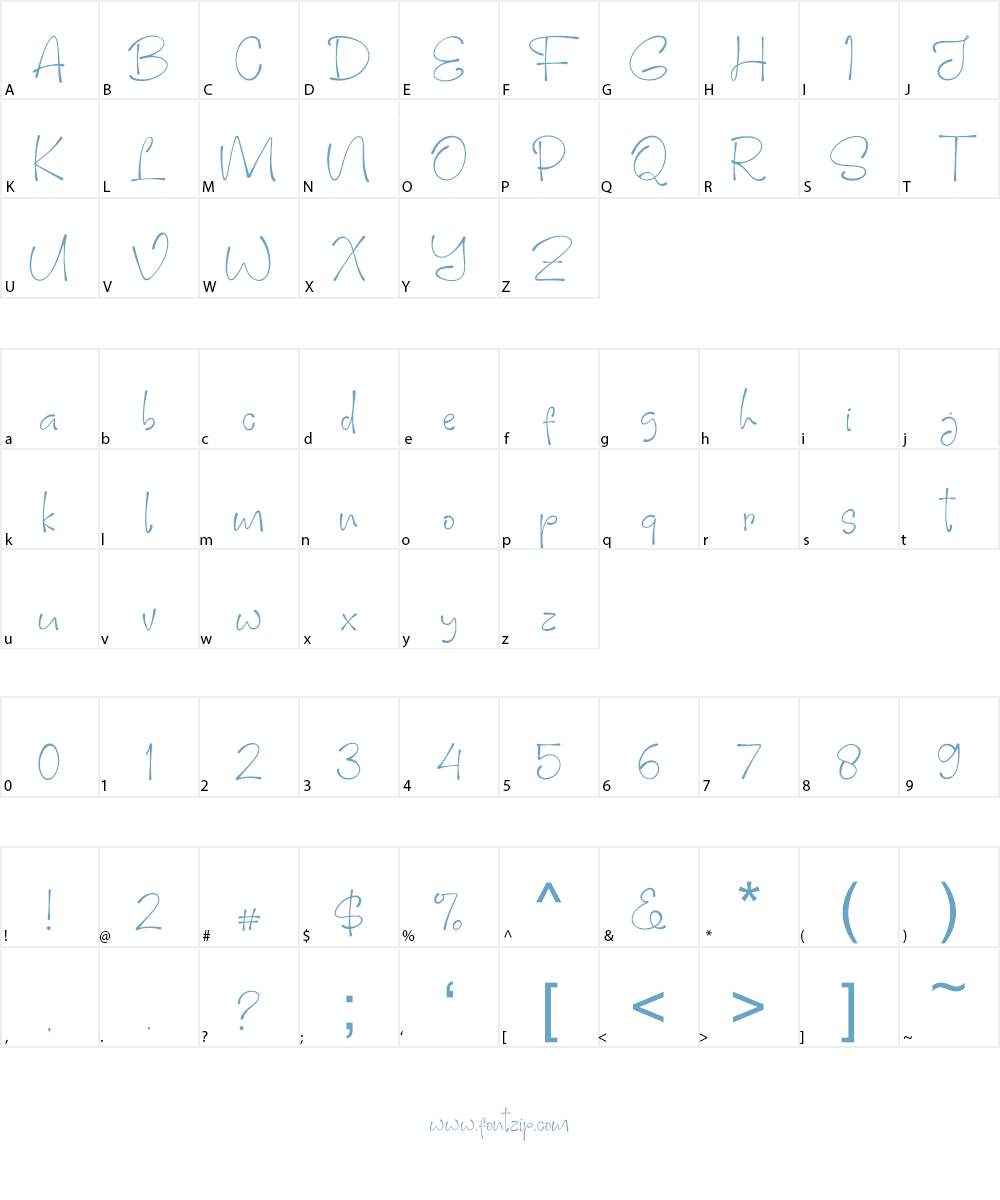 Pinky Cat Font Character