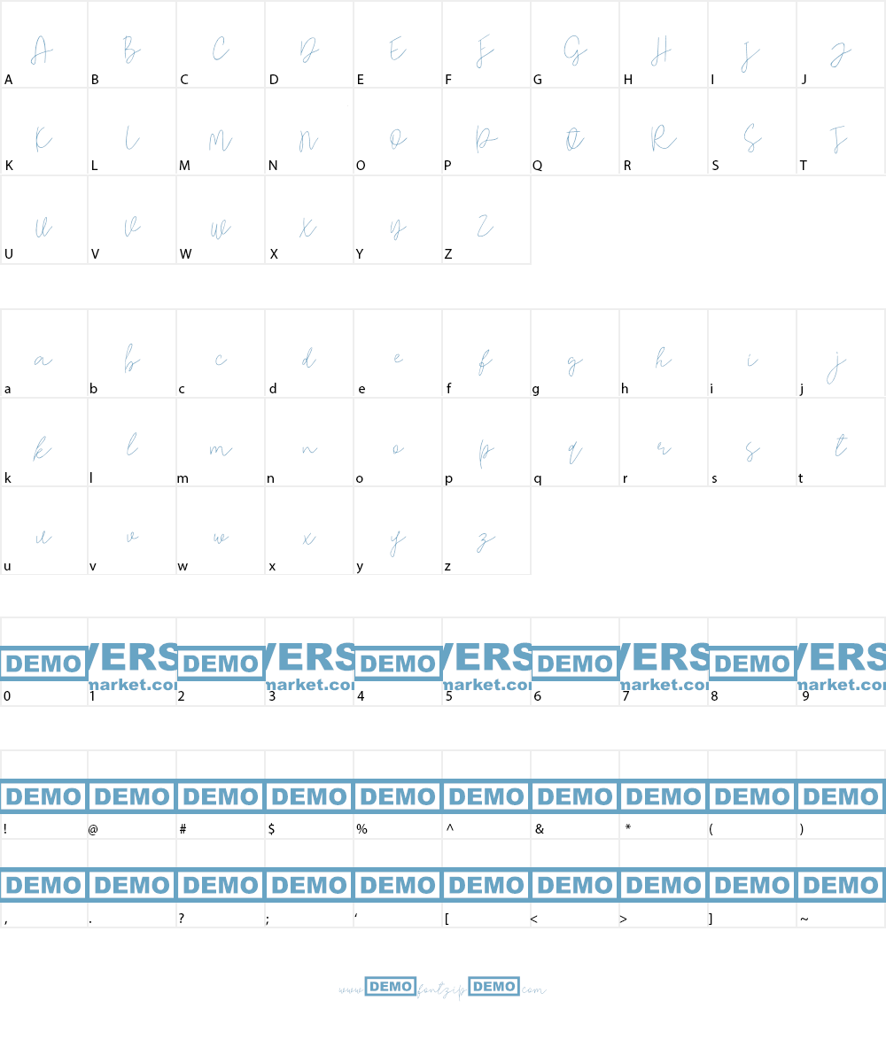 Pogba Font Character