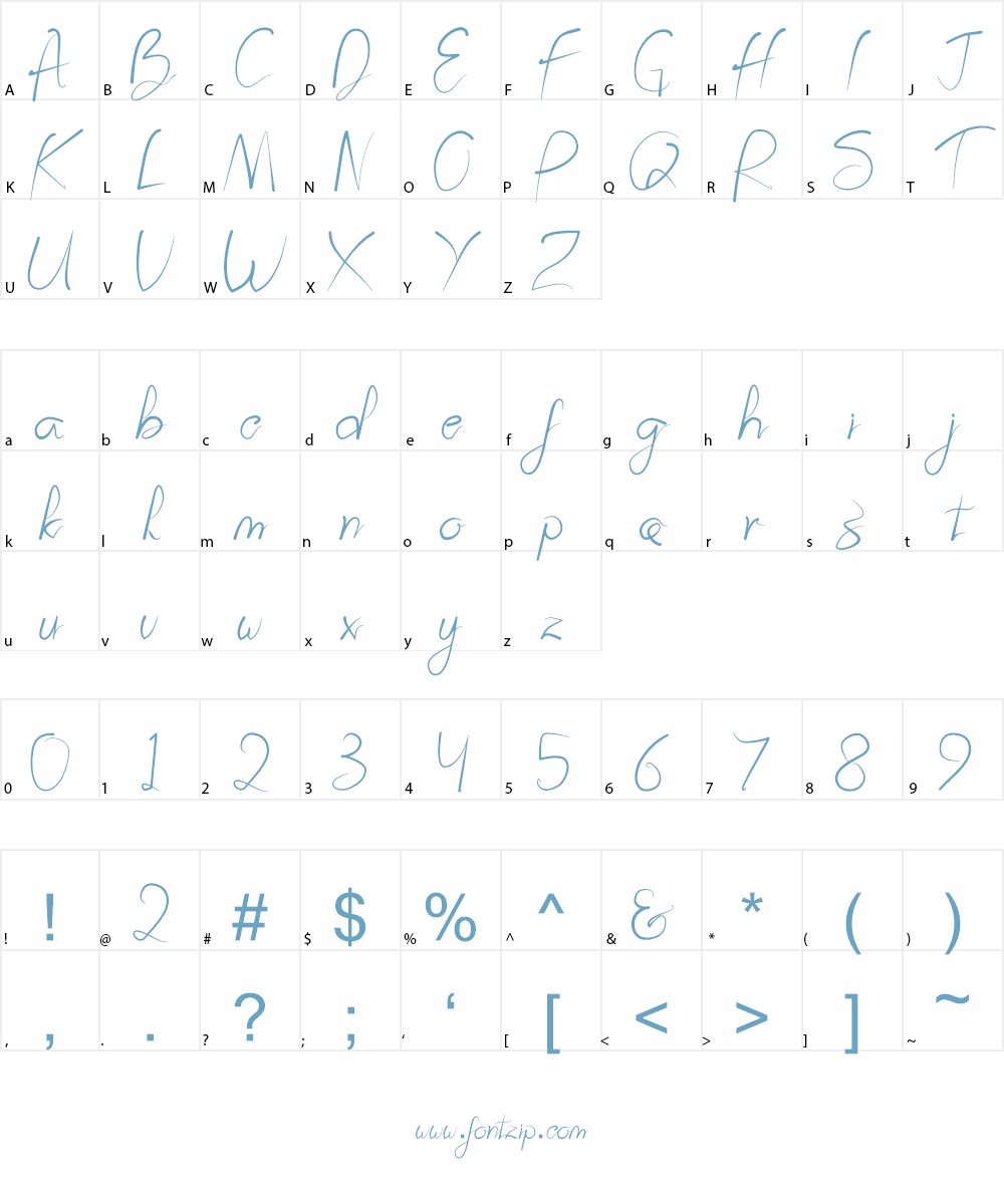 Prestigious Olives Font Character