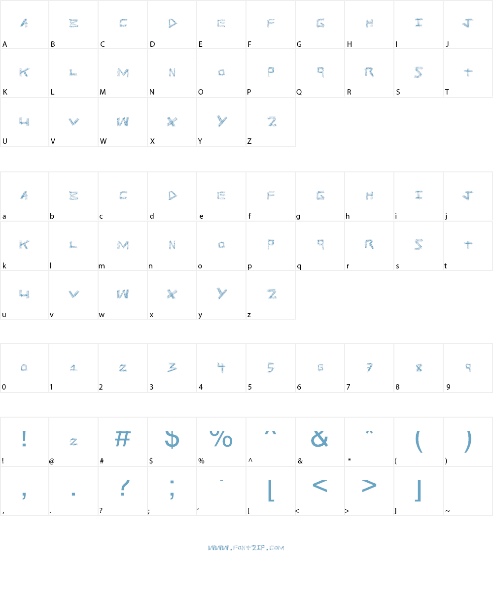 Prison Break Font Character