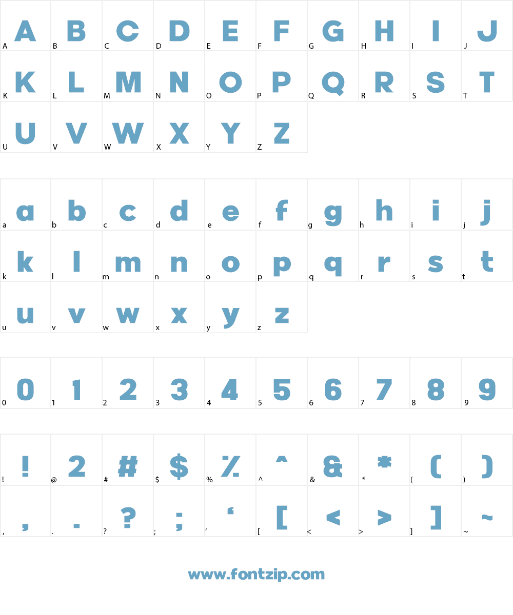 Provicali Font Character
