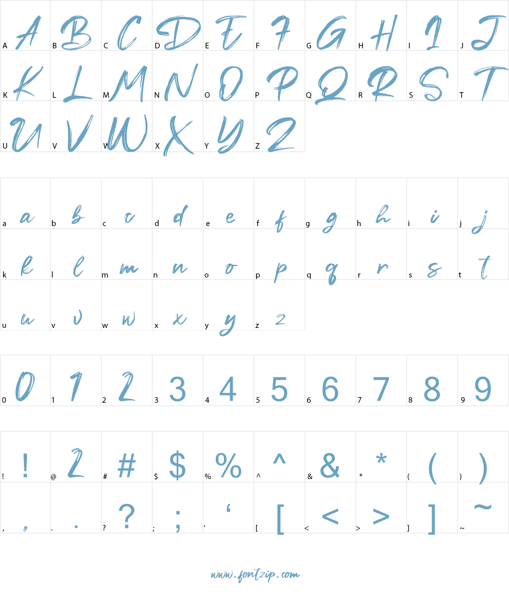 Qibtiyah Font Character