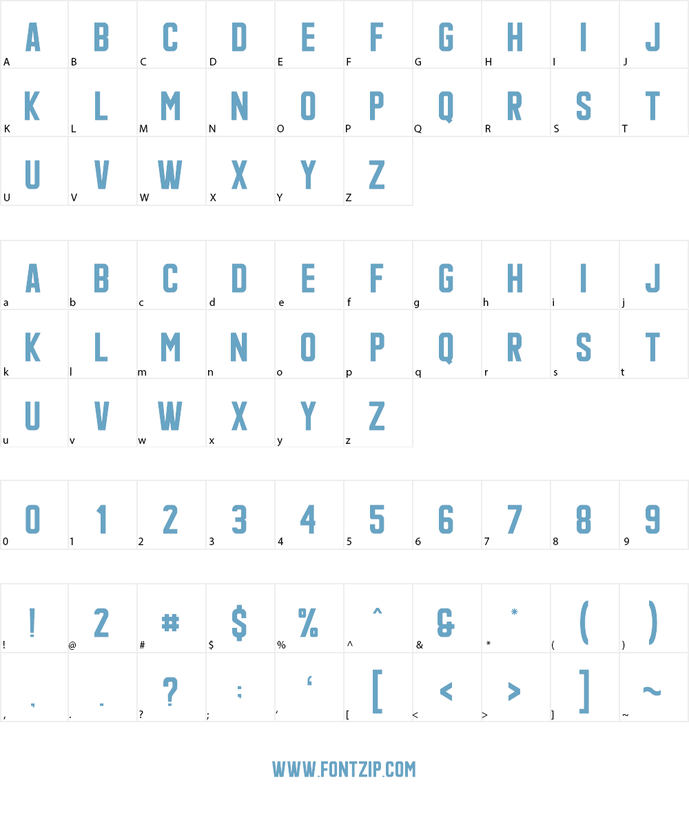 Qonquer Font Character