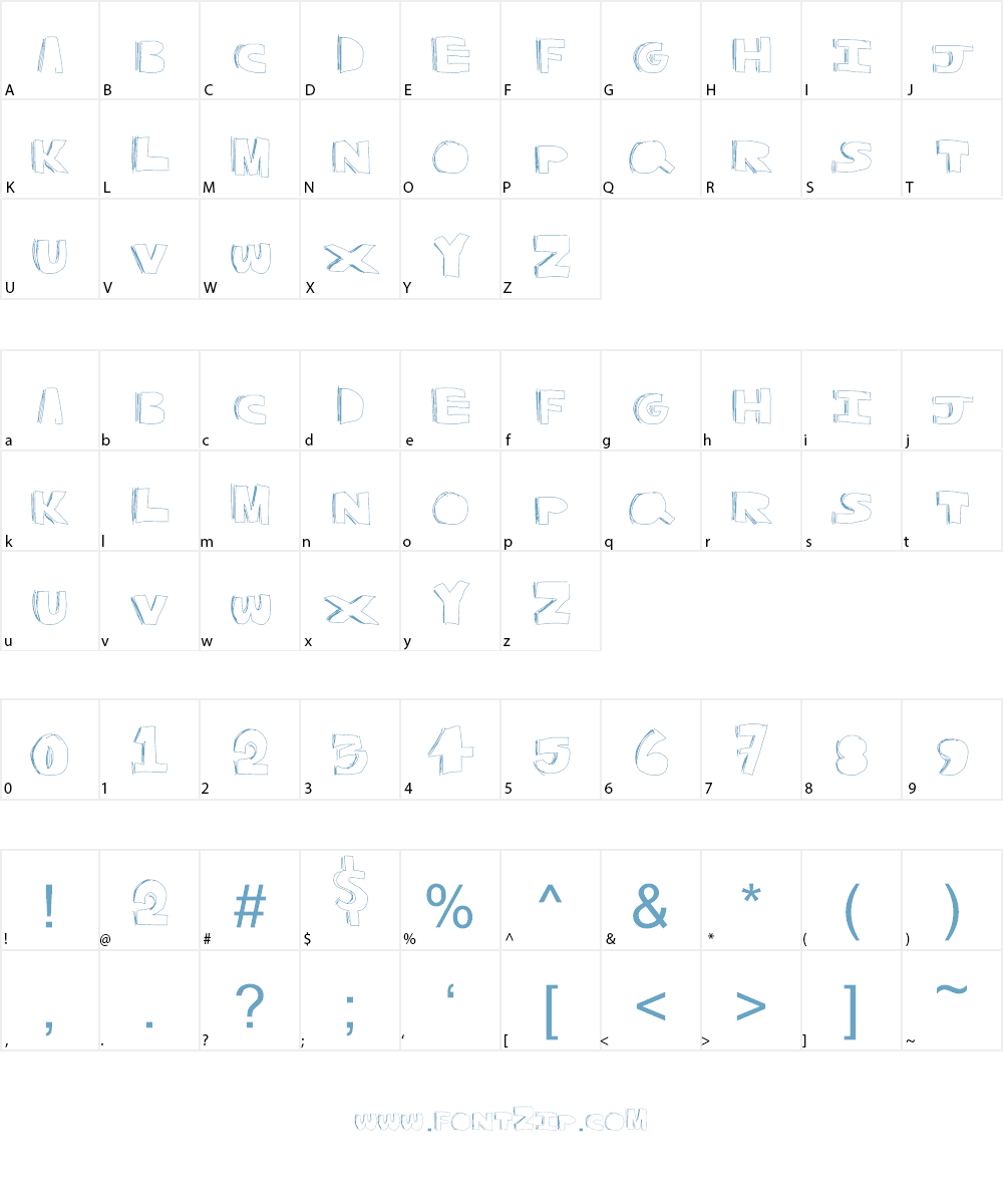 Quality Control Font Character