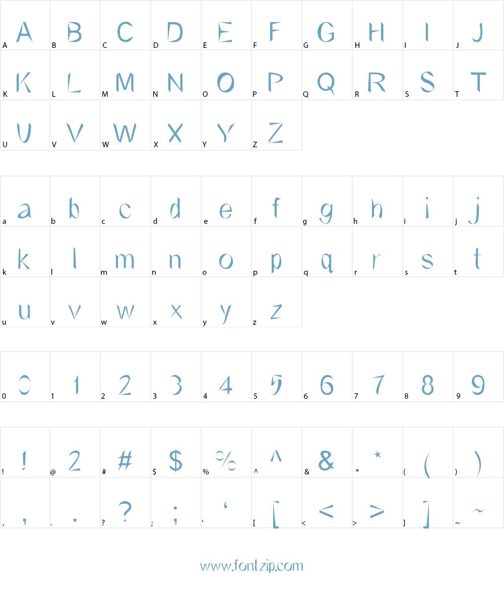 Quentin Font Character