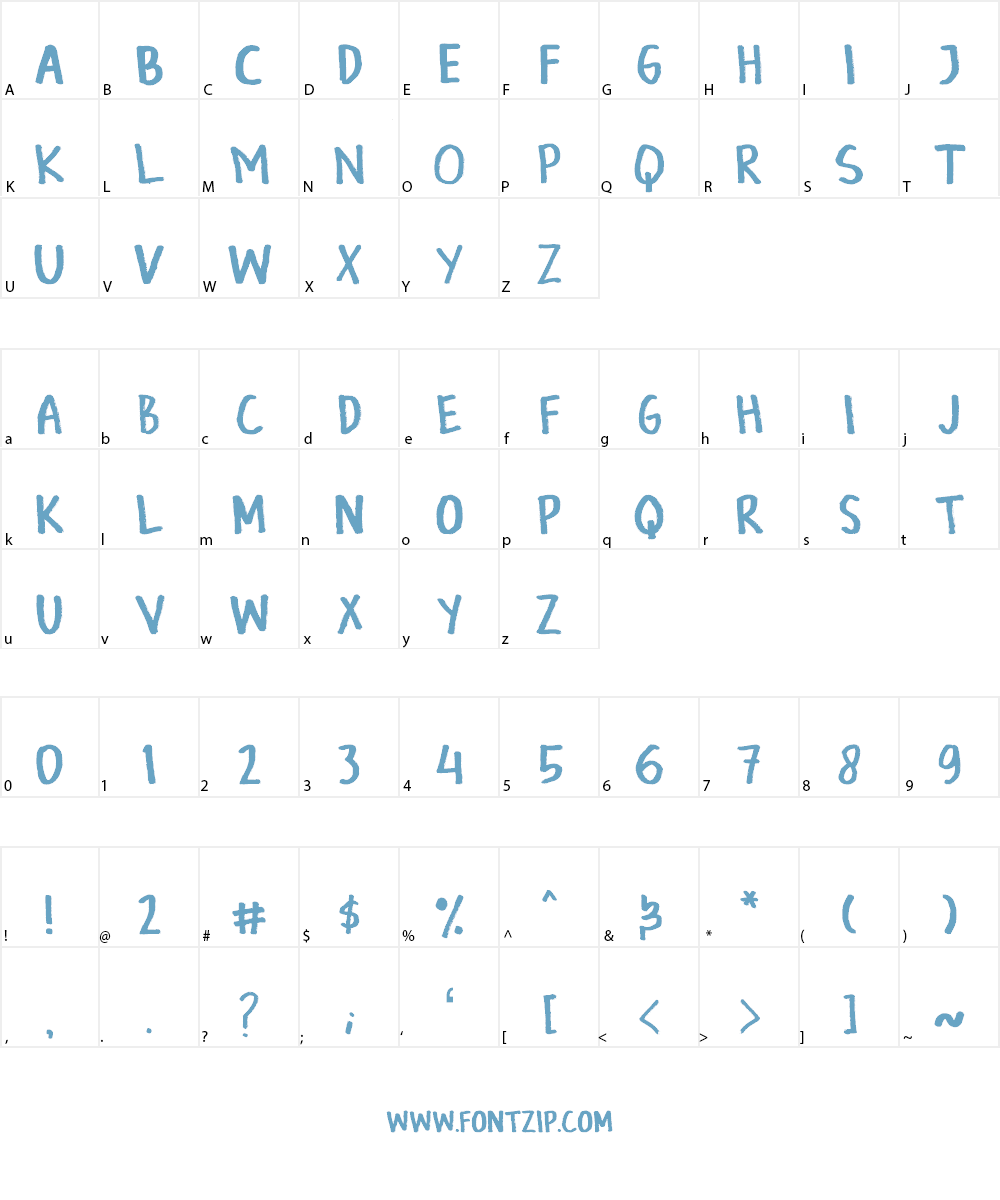 Quirkdole Font Character