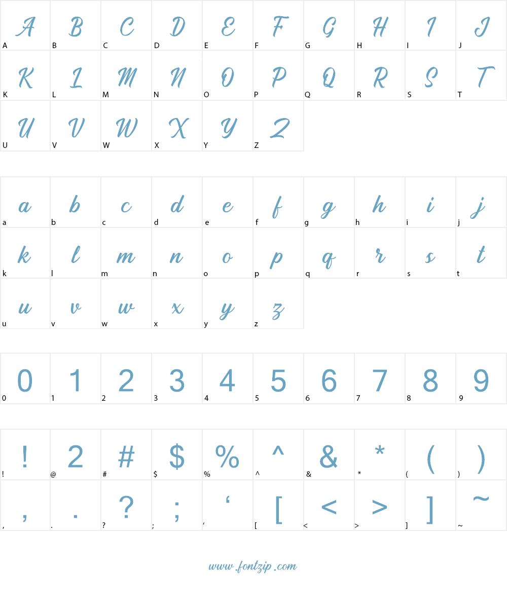 Ramestone Font Character