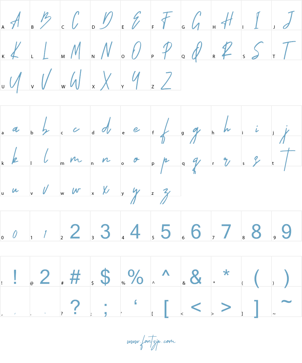 Ranormal Font Character