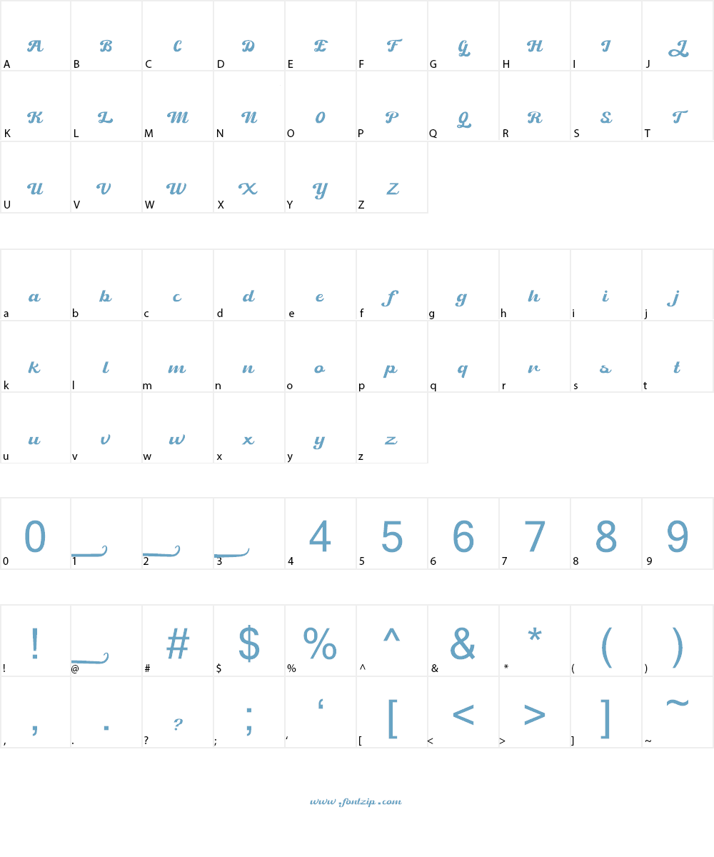Retrock Font Character