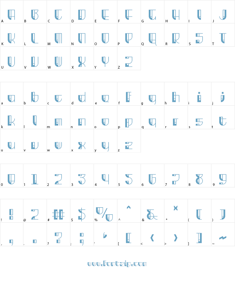 Rykros Font Character