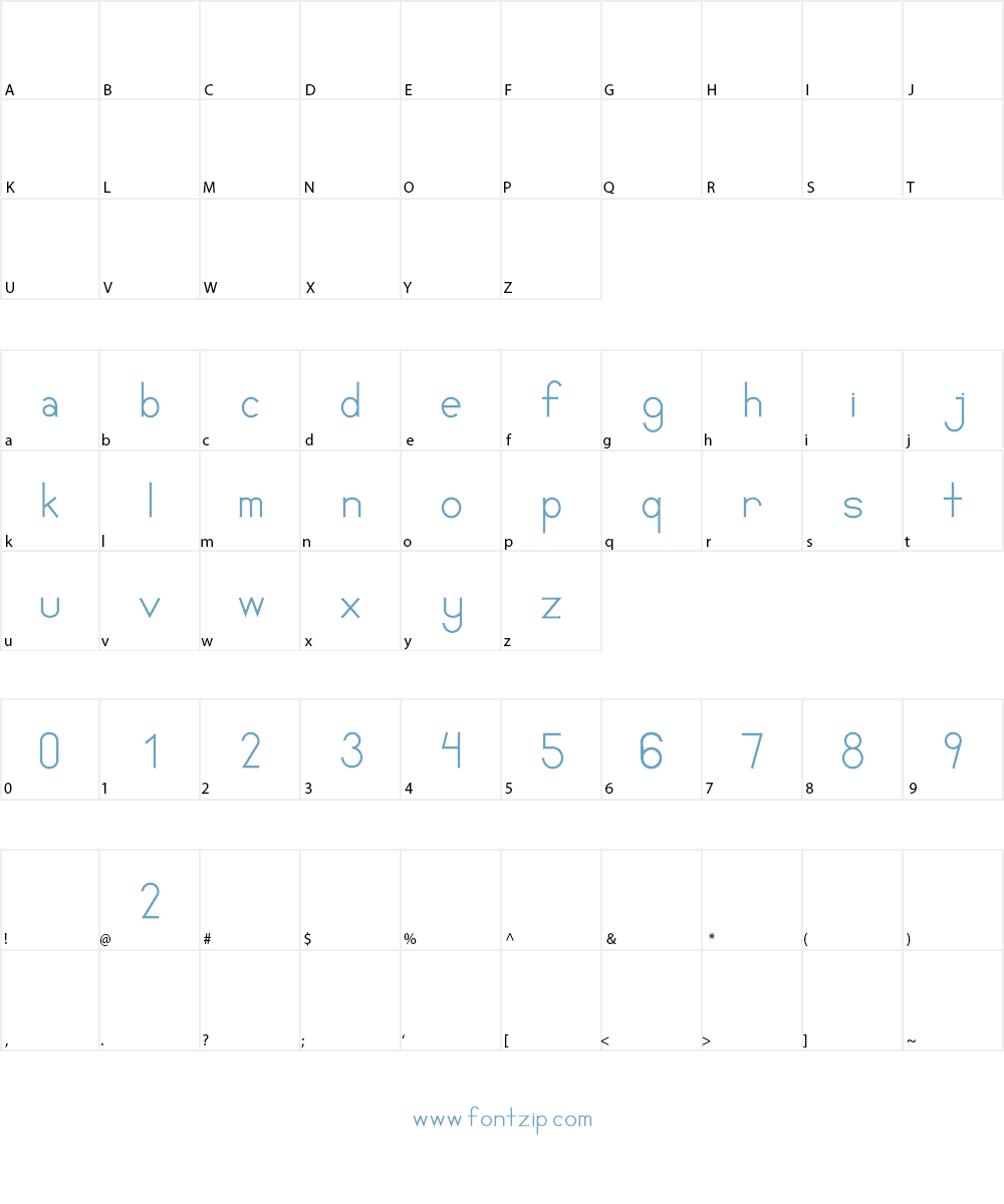 Santario Font Character