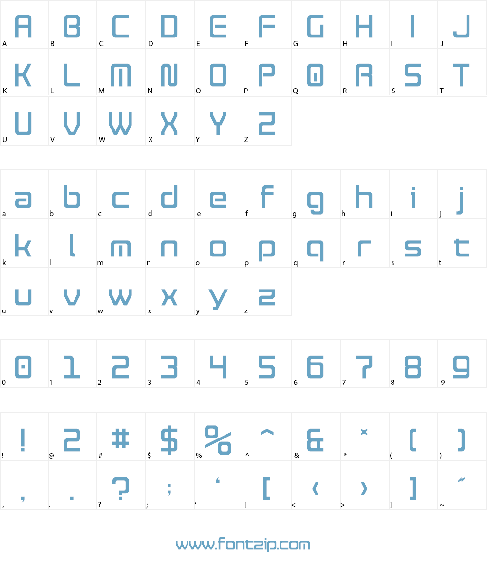 Satella Font Character