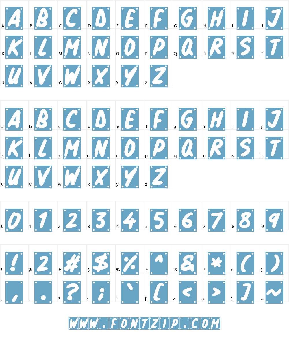 School Play Font Character