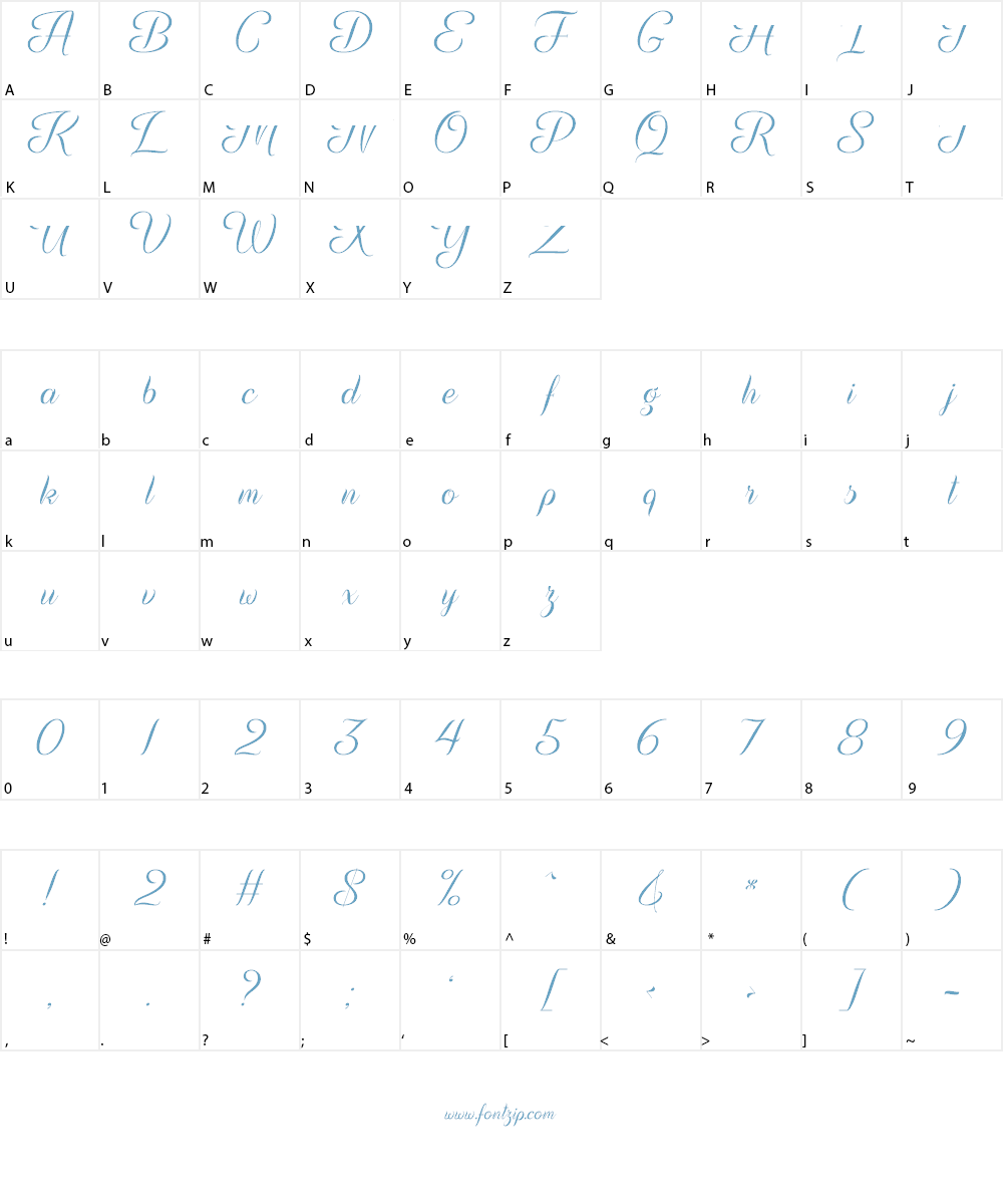 Self Deception Font Character