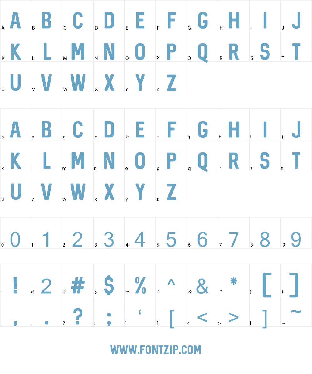 Sequel Font Character