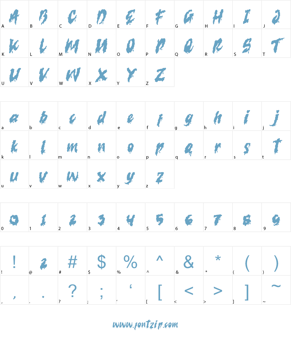 serrem Font Character