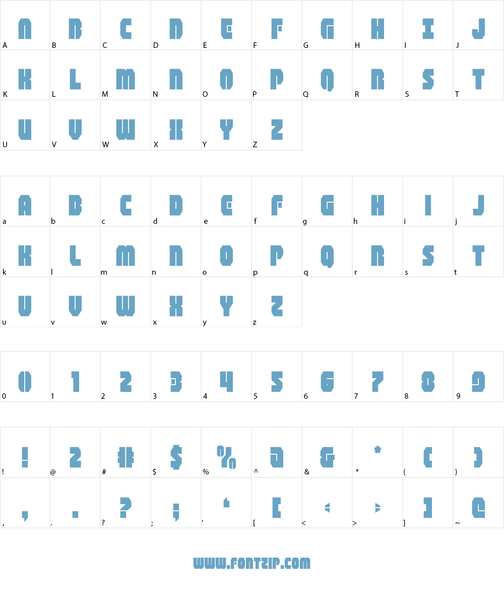 Shogunate Font Character