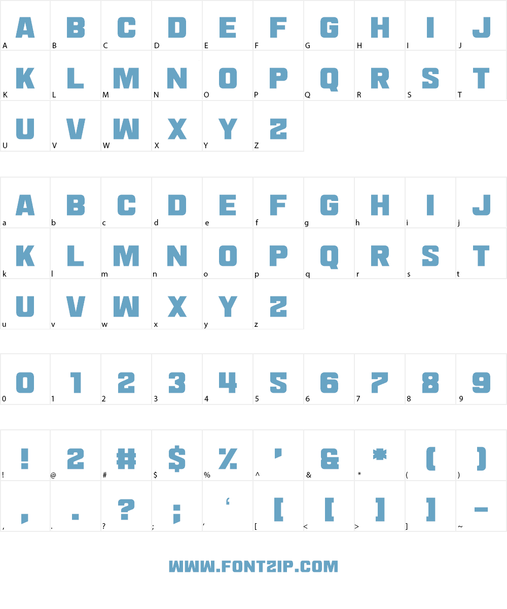 Smack Laideth Down 2019 Font Character