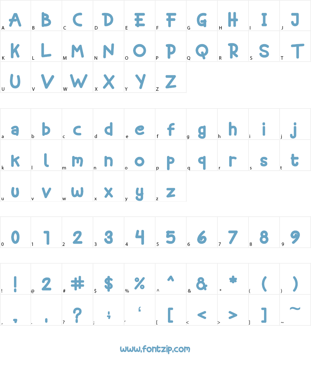 South Djakarta Font Character