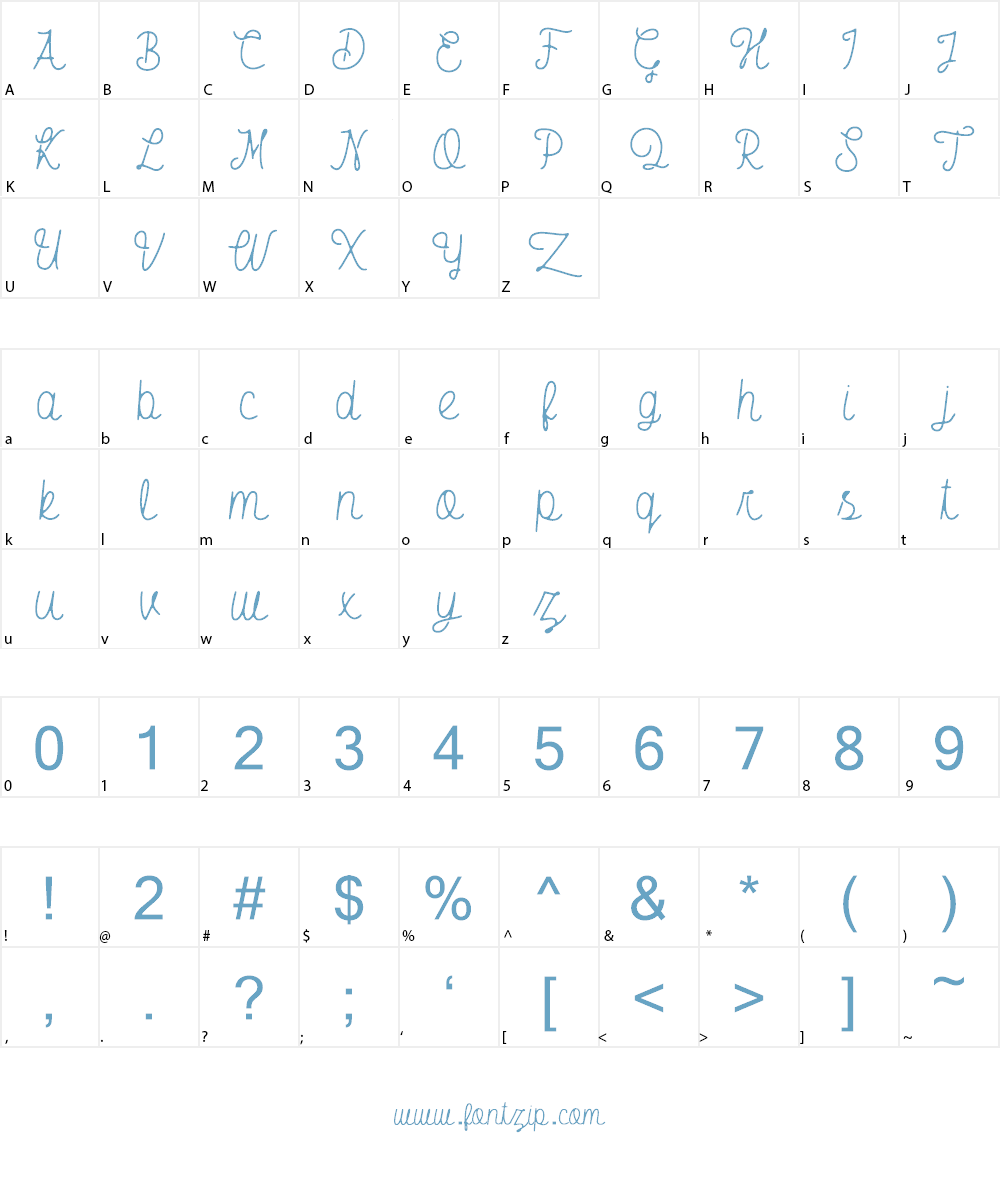 South East Free Rough Font Character