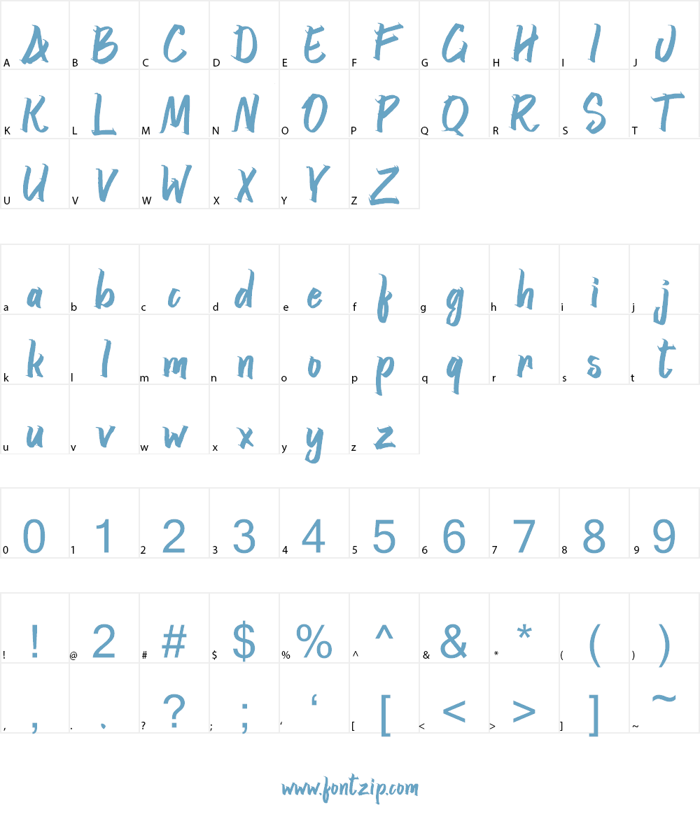 Srikaya Font Character