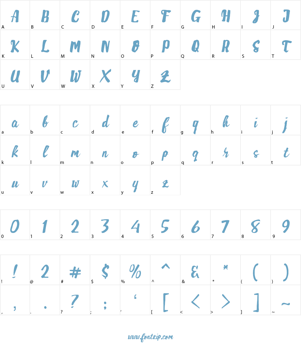 Street Market Font Character