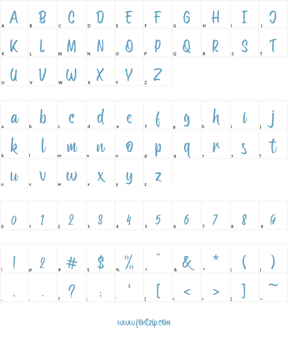Streetwalker Script Font Character