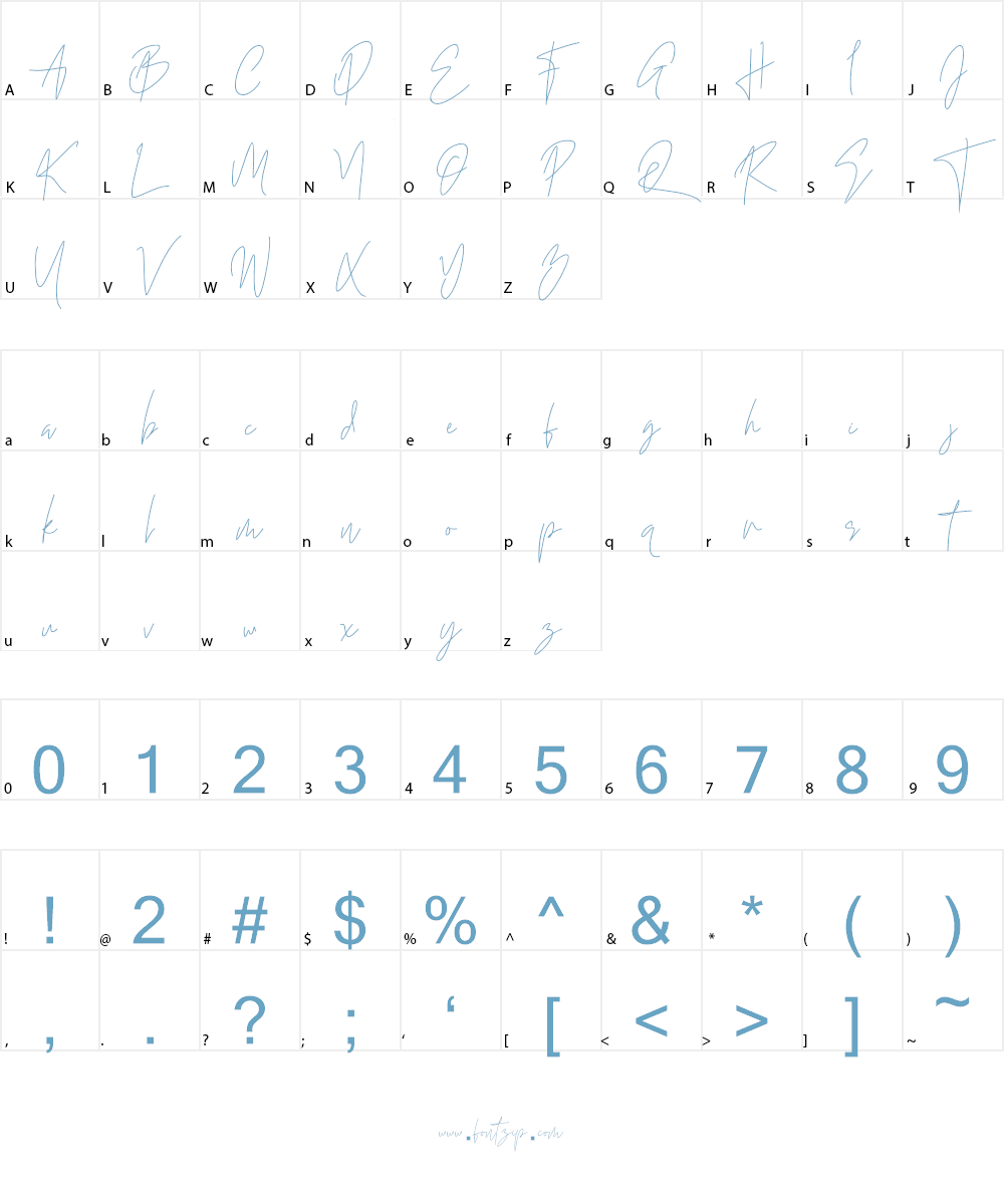 Summer Cherry Font Character