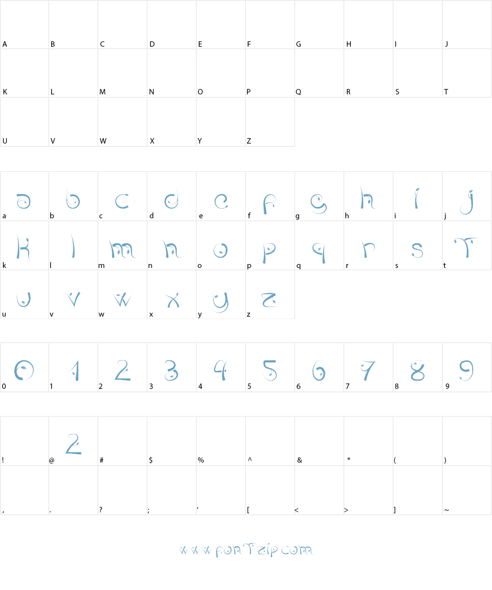 Tauler Font Character