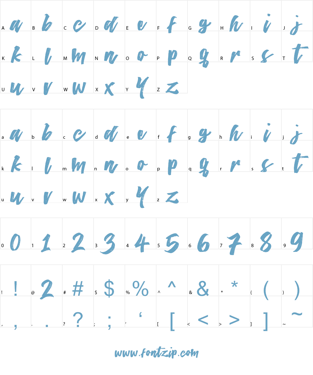 The Conquer Font Character