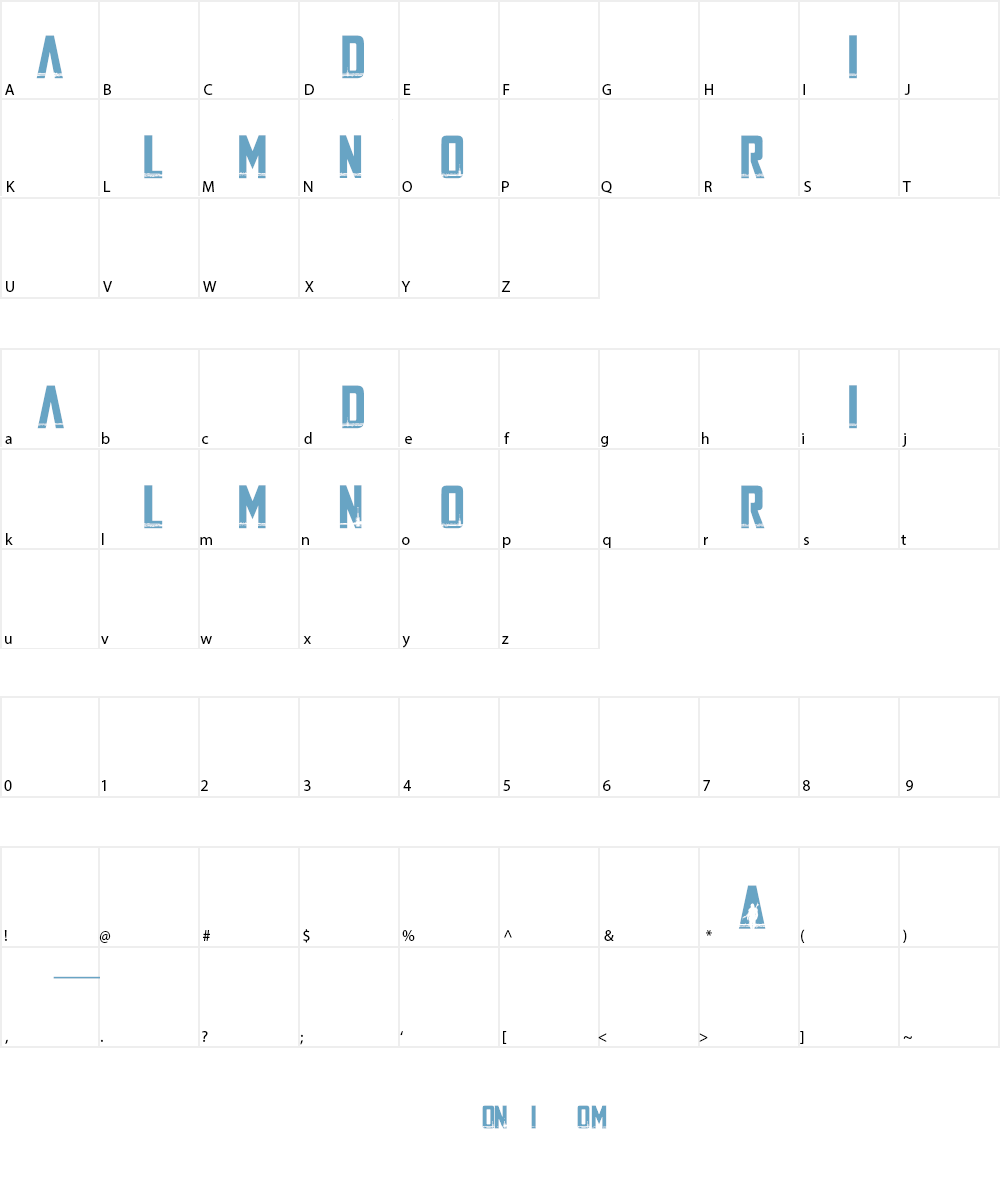 The Mandalorian Font Character