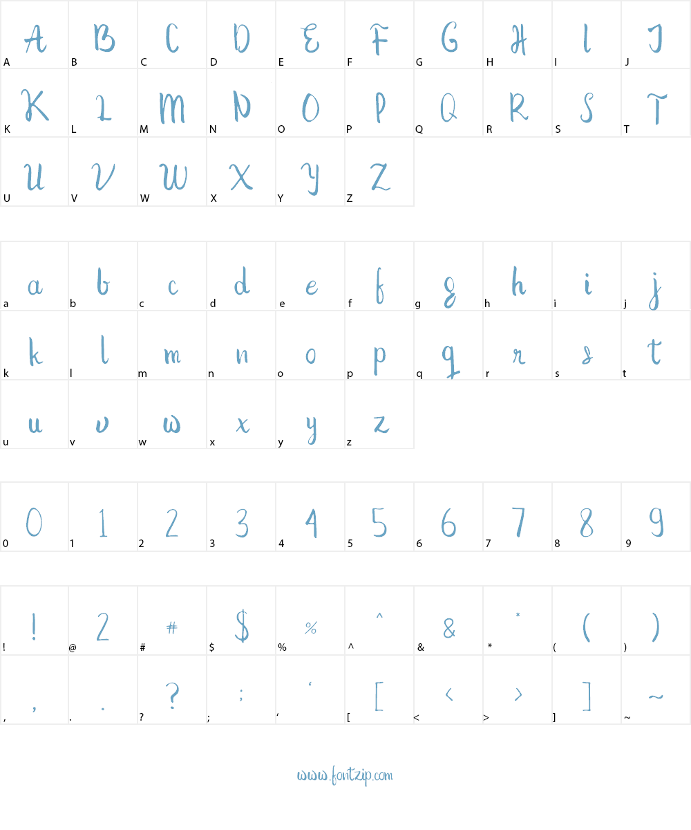 The Prague Font Character