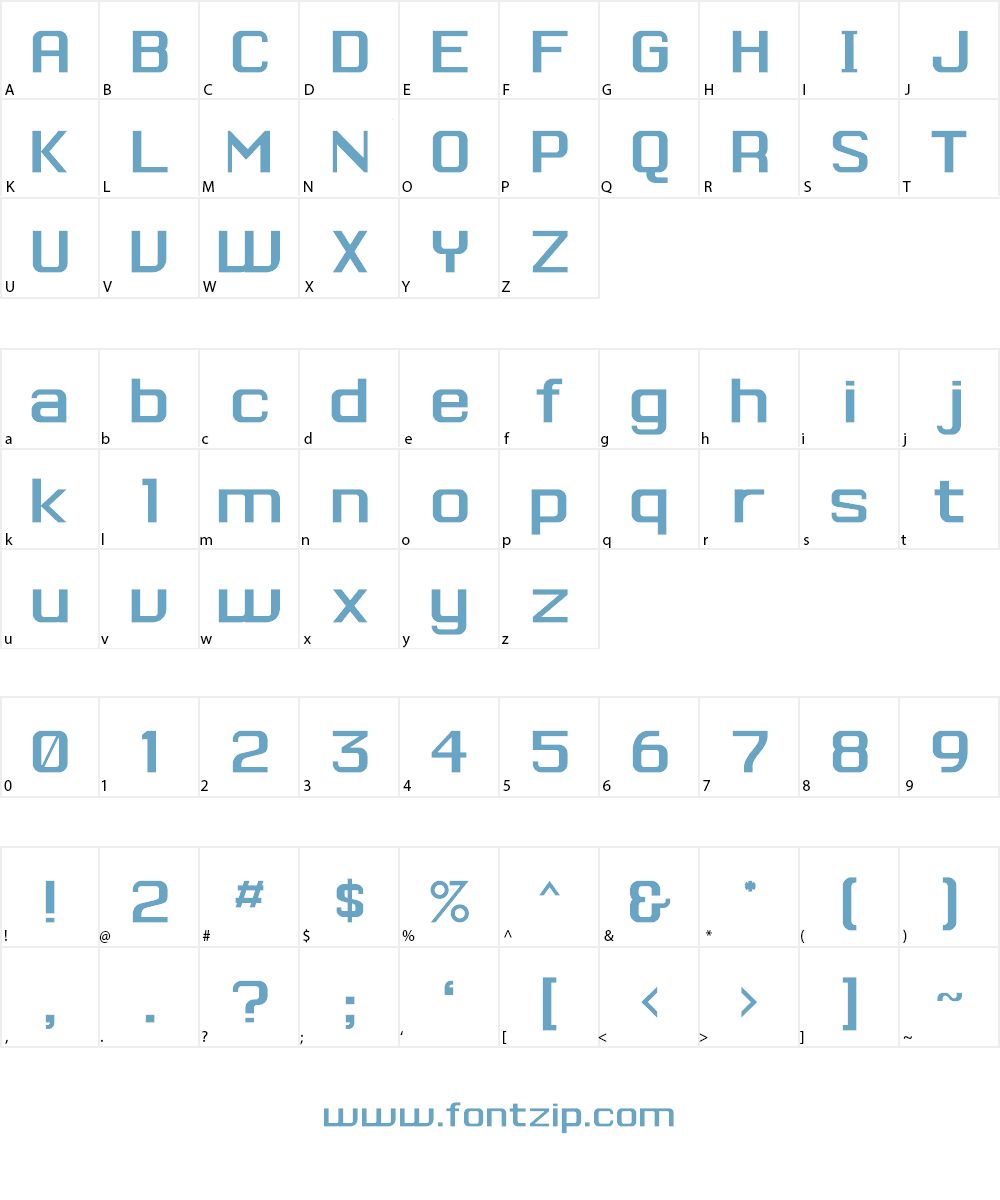 Topsicle Font Character
