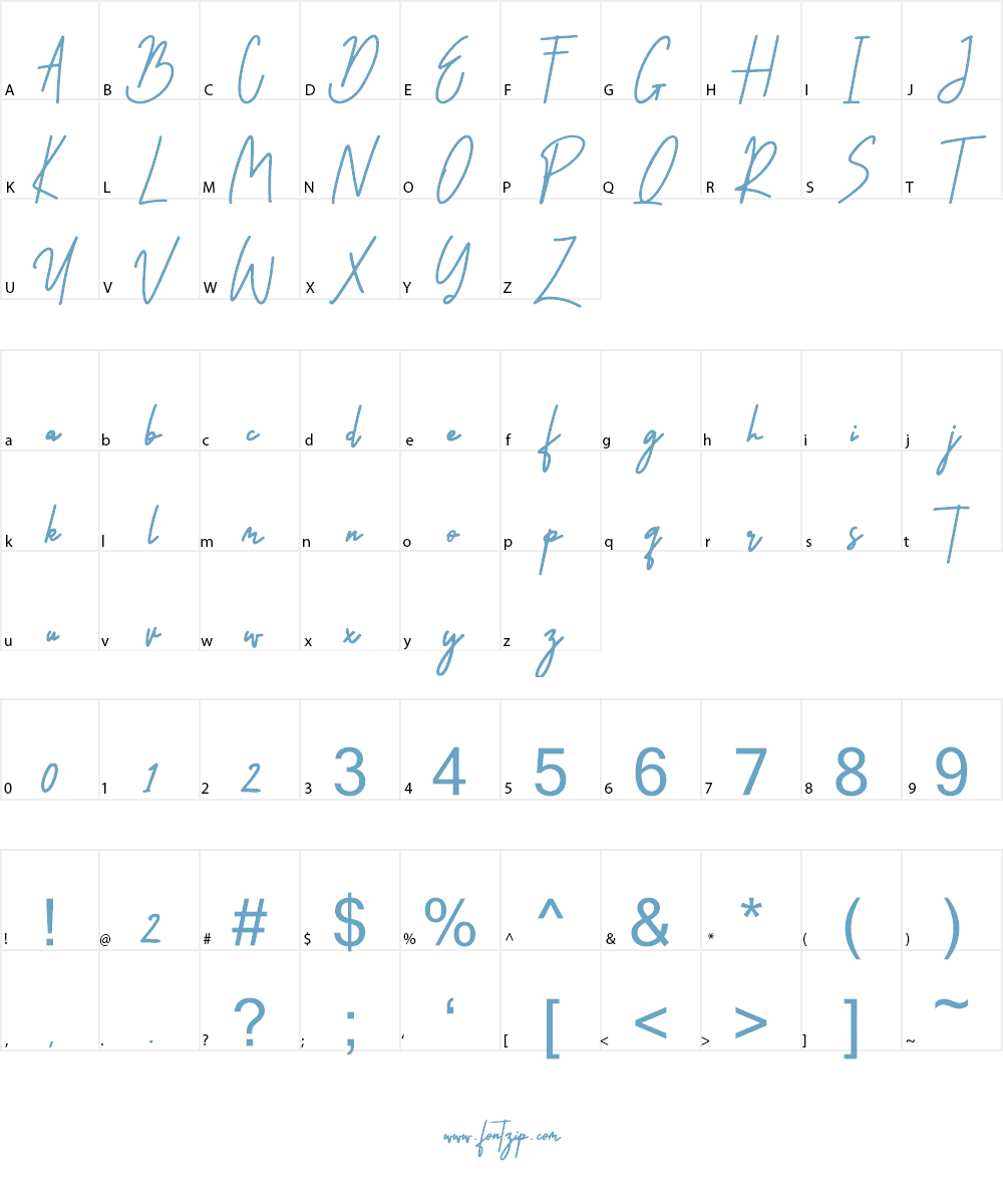 Untitled Artwork Font Character
