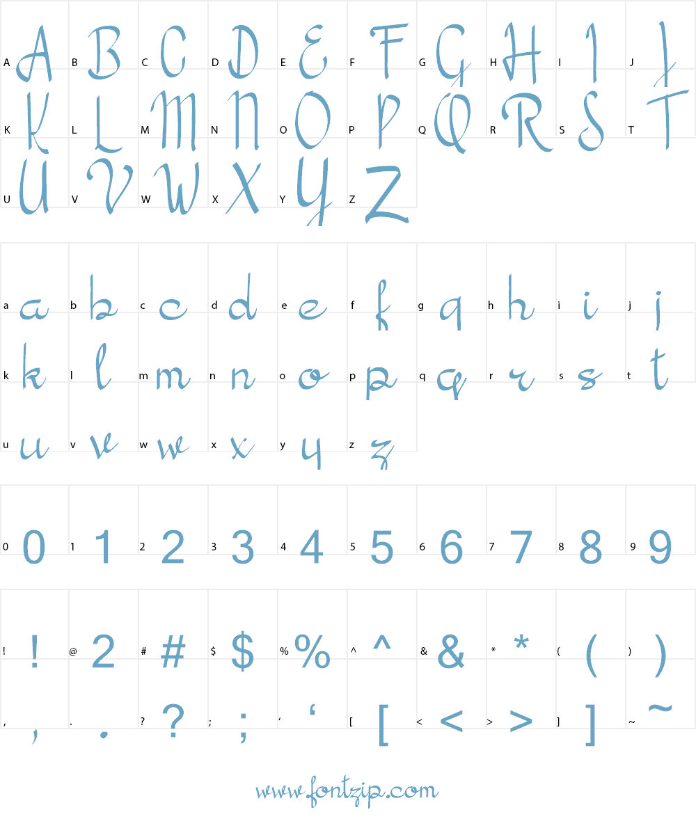 Valencia Font Character