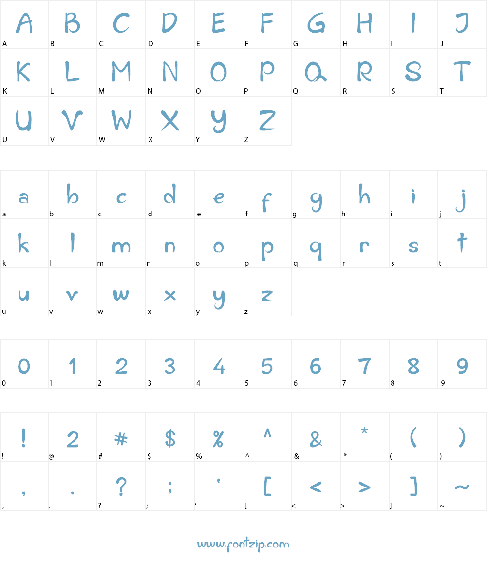 Velissa Font Character