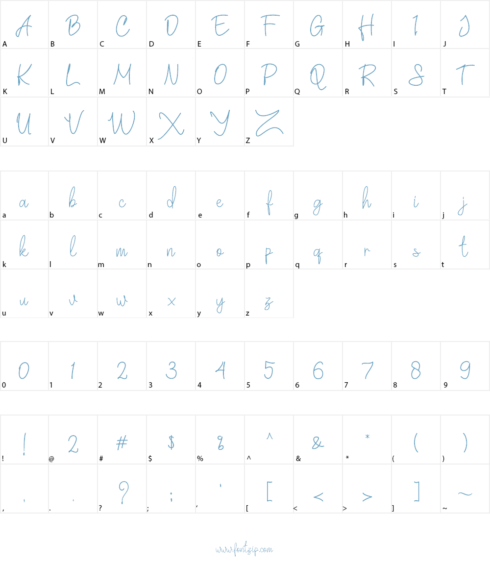 Villaga Font Character