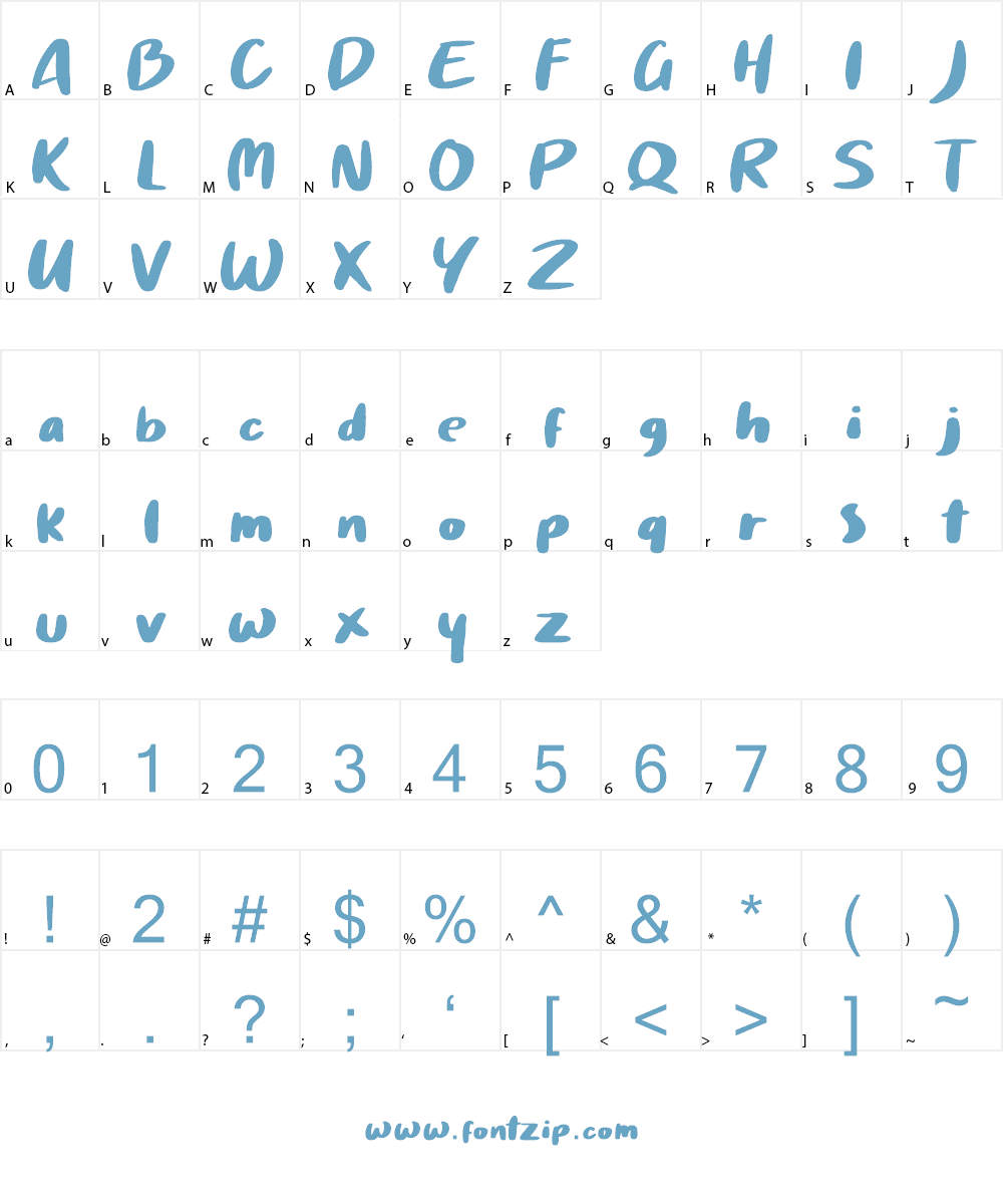 Winttra Wonsy Font Character