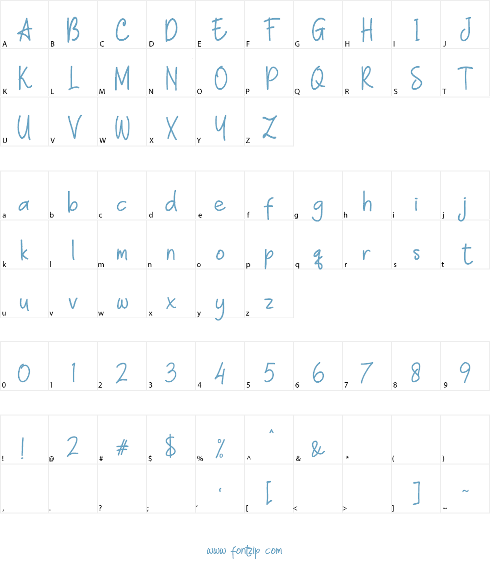 Hai Butterfly Sans Font Character