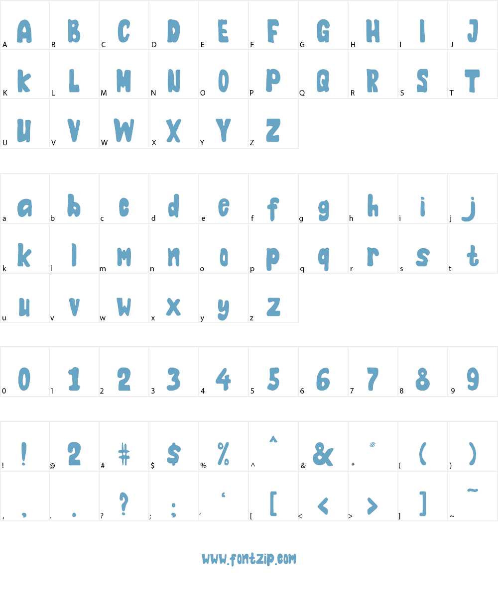 Halloweendy Font Character