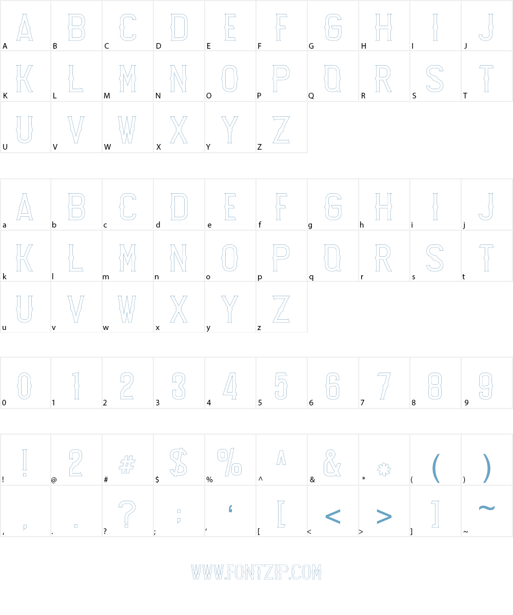 Lost Leonest Font Character