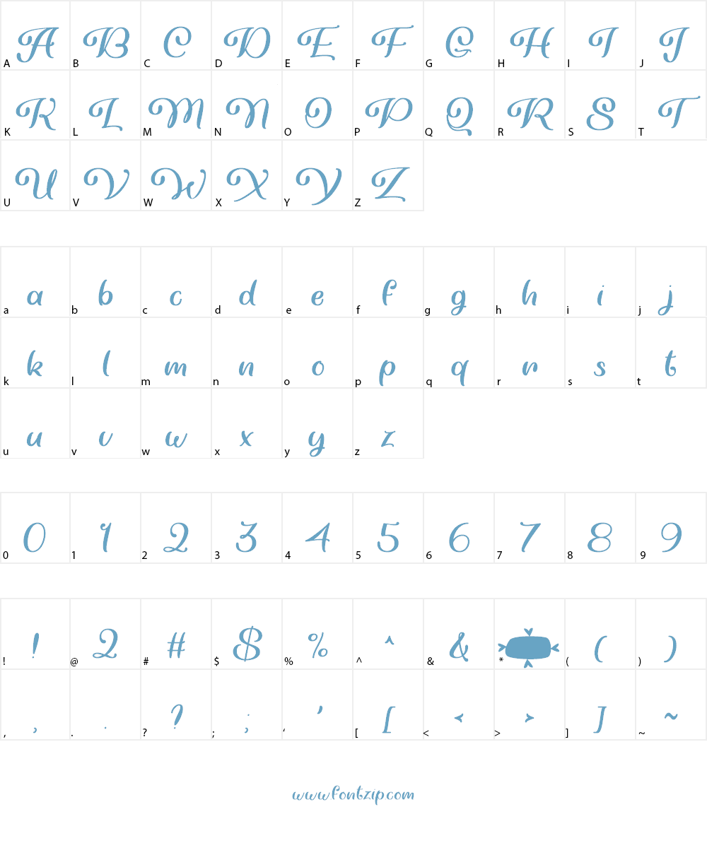 Very You Font Character